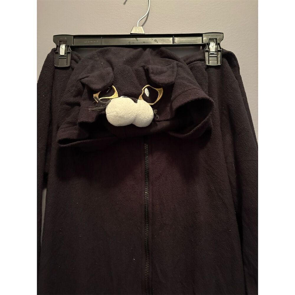Xhilaration Women's Black Cat One Piece Sleepwear Size S - Picture 3 of 7